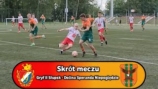 Skrót meczu | Gryf II Słupsk 2-2 Dolina Speranda Niepoględzie | 5 Liga - Słupsk