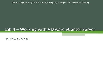 4. Deploy and Config a vCenter Server Appliance- Step by Step- Hands-on Series- VCP 6.5-Exam 2V0-622