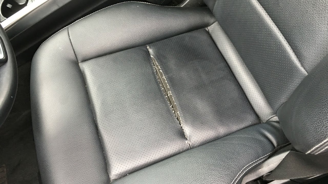 Fix Ripped Apart Seat Mercedes E350 You - How To Repair Torn Seam In Car Seat