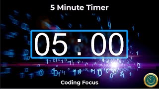 Celebrity 5-Minute Binary-Themed Countdown Timer for Coding Focus | LoFi Study Music Net Worth