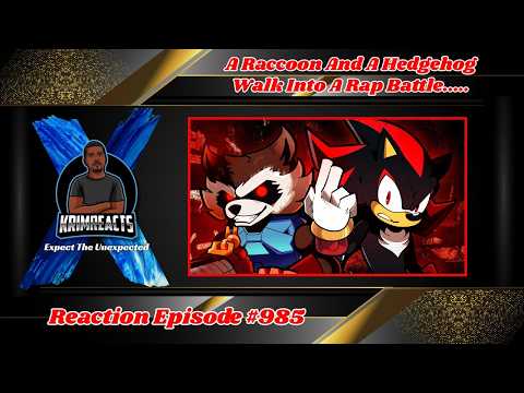 Rocket Raccoon Vs. Shadow The Hedgehog Rap Battle REACTION | KrimReacts #985