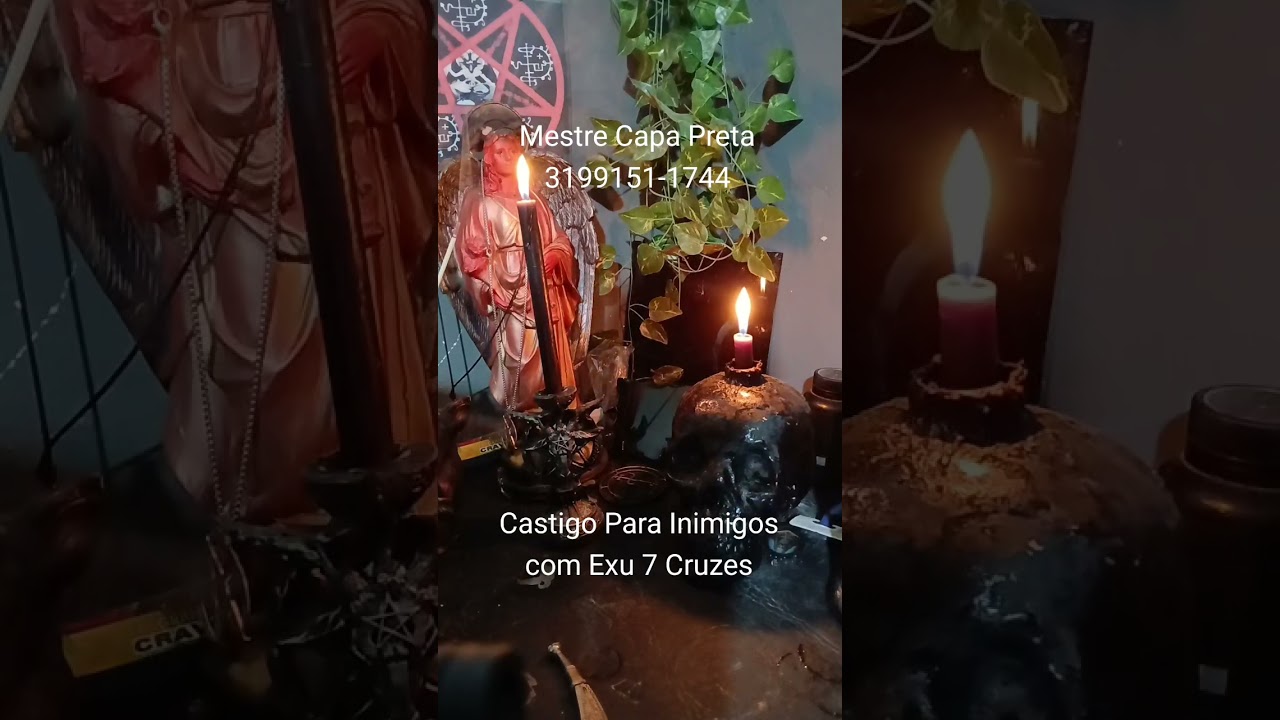 Trabalho de Magia no cemitério com Exu 7 Cruzes Para Castigar Inimigos- 3199151-1744 