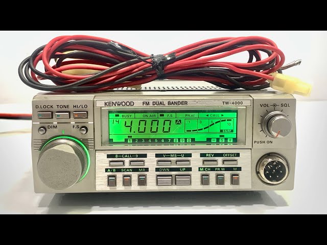 💫Kenwood TW-4000 VHF/UHF 15/15W + DC Open💫 - YouTube