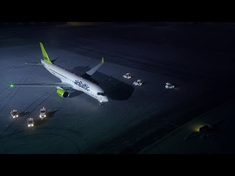 The first ever ballet performed by an airplane!