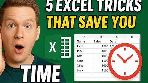 5 Excel Tricks That Will Save You HOURS ⏱️ | Excel Tips for Productivity