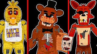 ДЭДСКРИН АНИМАТРОНИКИ В МАЙНКРАФТ ФНАФ Fnaf Minecraft Deathscreen animatronics