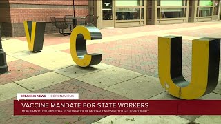 Northam: State workers in Virginia must be vaccinated or tested weekly