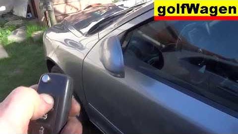 Skoda Octavia comfort folding mirrors via remote control /test/