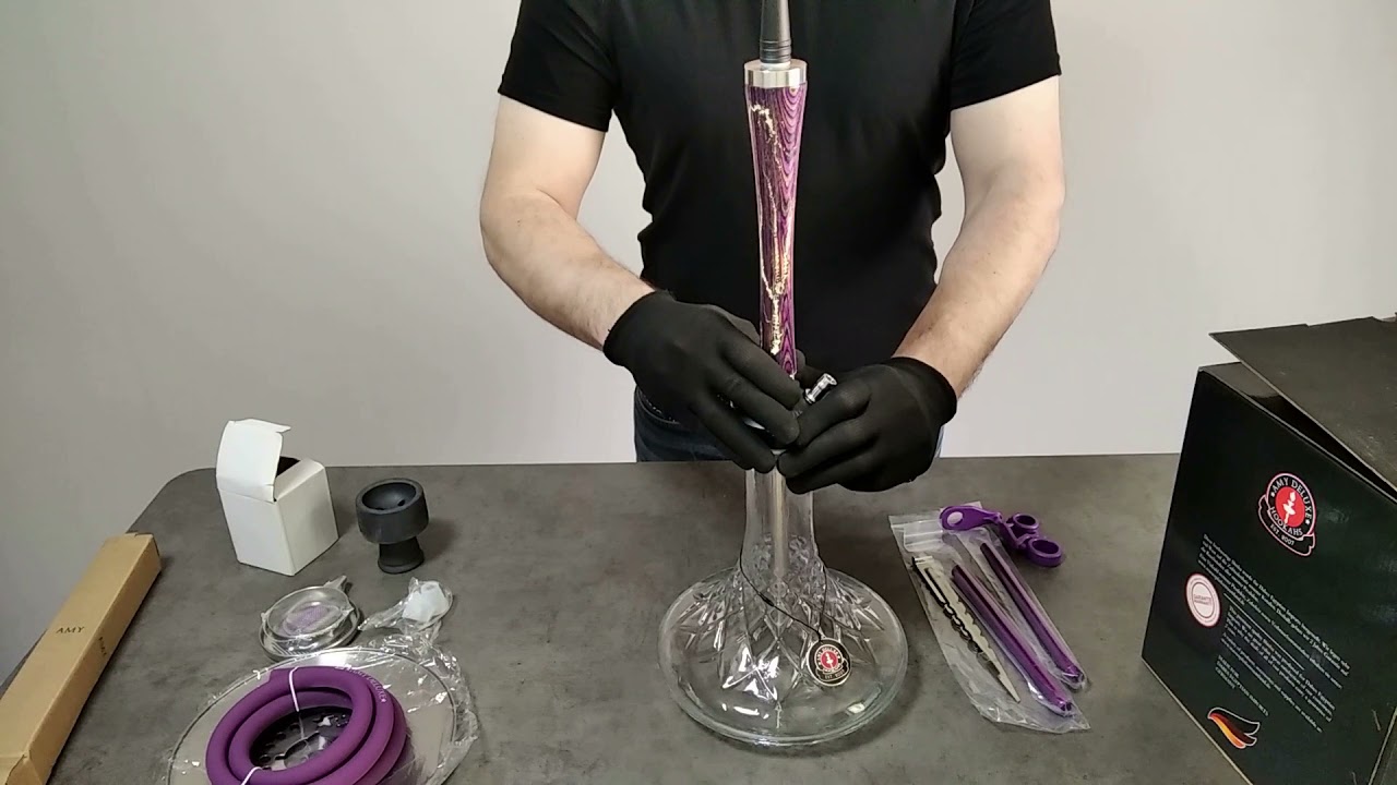 Распаковка кальяна Amy Deluxe 112.01 Radiant