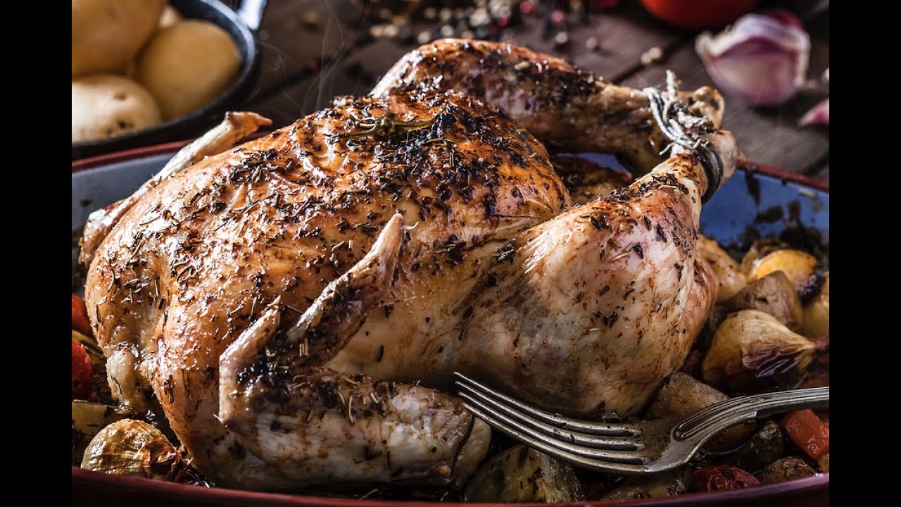 Roast Chicken in the Wolf Convection Steam Oven - YouTube