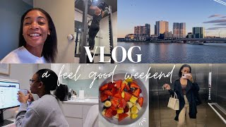 WEEKEND VLOG | getting things done, new hair, morning routine