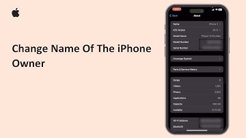 How To Change Name Of The iPhone Owner 2025 | Rename iPhone Device Name
