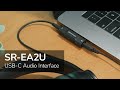 Saramonic SR-EA2U USB-C Audio Interface | Android, iOS, Computers, 3.5mm Mic Input &amp; Headphone Out