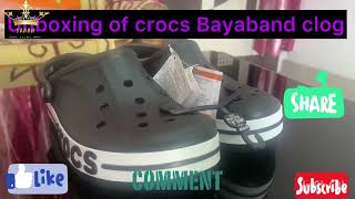 Unboxing of crocs bayaband clog