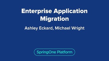 Enterprise Application Migration