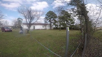 Building a Chainlink Fence 97.5:1 Time Lapse