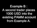 Choosing PAMM manager