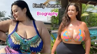 Adorable Curvy Model Emily Jones Facts | Biography || Brand Ambassador Fashion Model social media