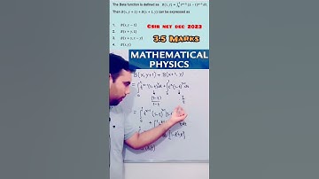 CSIR NET Physics Dec 2023 Mathematical Physics Solutions #shorts #csirnet #physics