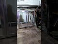 Aluminium Kitchen Cabinets Door With Automatic Closing Hinge 