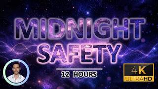 Midnight Safety Sleep Recovery | Deep Nervous System Calm | Sleep, Anxiety & Overthinking | 12 Hours