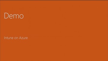Microsoft Ignite 2016 Manage your mobile devices and apps with System Center Configuration Manager a