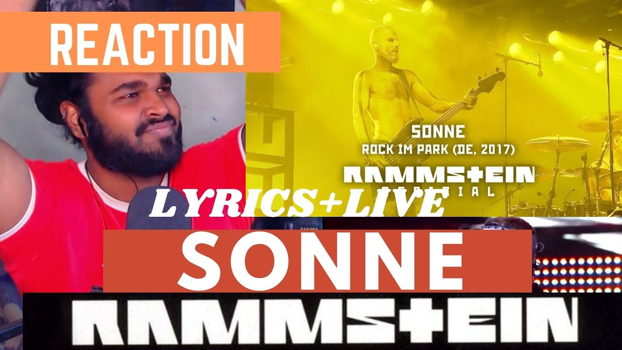 SOUTH AFRICAN REACTION TO Rammstein-Sonne With English Lyrics+Sonne (Live at Rock im Park 2017)