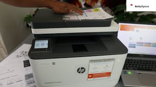 How to Copy Your Document Double -Sided With HP Printer (HP LaserJet Pro 3102) Scanner and ADF