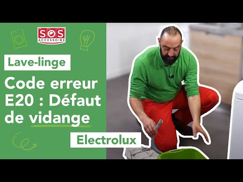 Vidéo: Erreur E20 dans Electrolux : que faire et comment y remédier