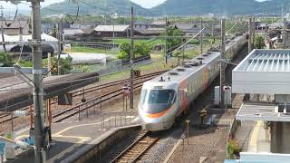 8000系特急いしづち・しおかぜ 詫間駅到着 JR Shikoku Limited Express ”Ishizuchi” "Shiokaze"