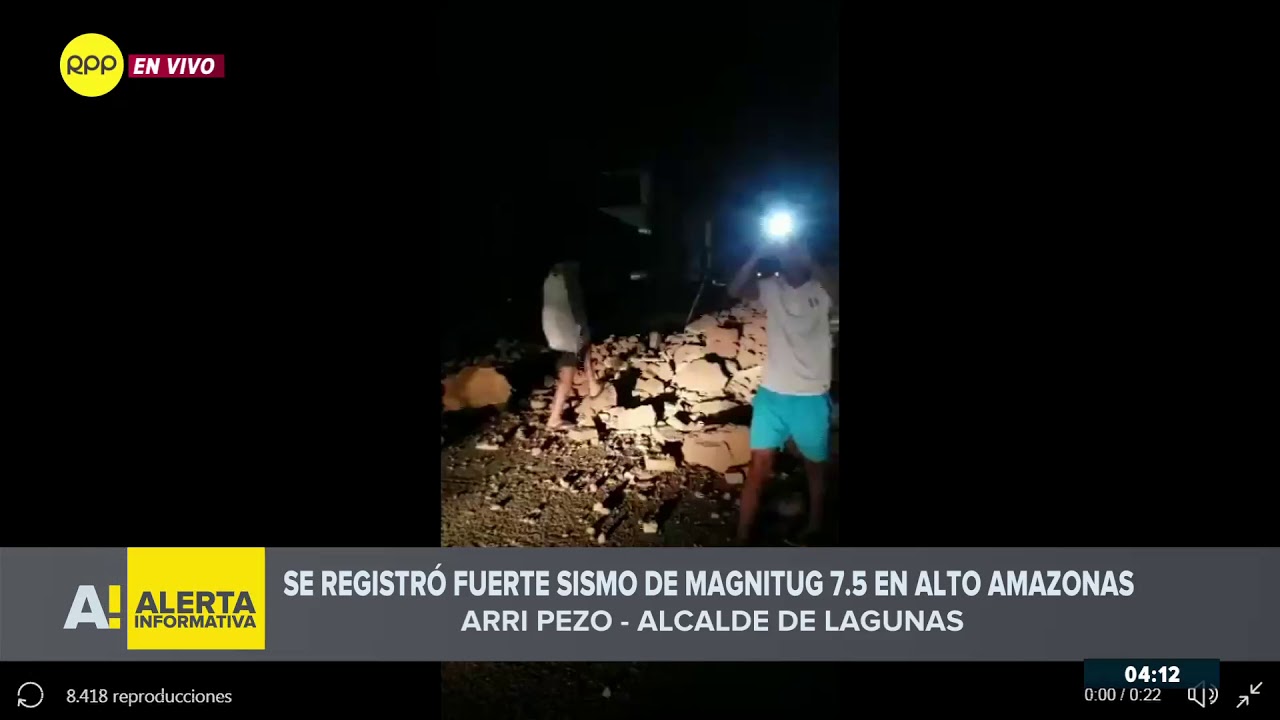“No se podía caminar”: El testimonio del alcalde de Lagunas, epicentro del terremoto