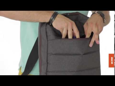 ნოუთბუქის ჩანთის ACME PEAK Messenger bag backpack  ის ვიდეო მიმოხილვა