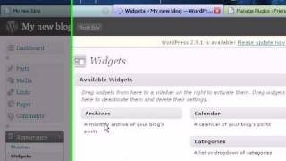 How to install plugins and widgets on a wordpress blog