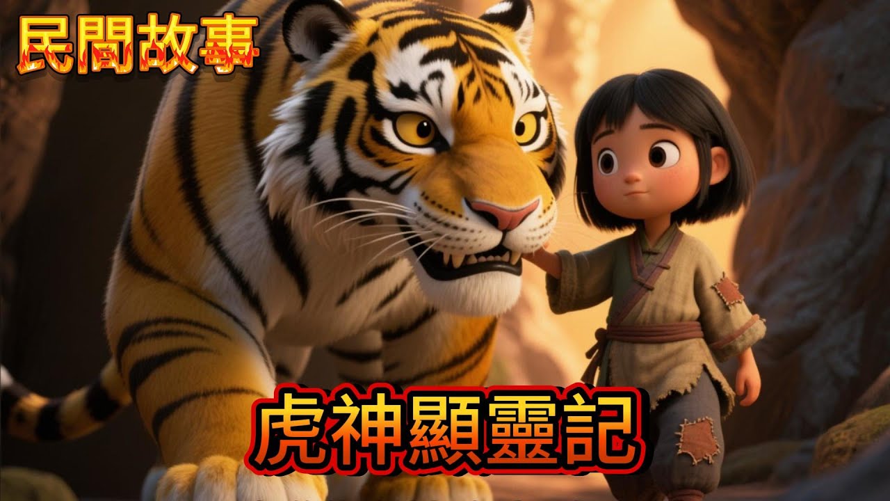 震驚！少女墜穀被母虎餵養月餘，嫁將軍後修虎神祠，虎神顯靈救獵戶，民間傳奇照進現實！#民间故事 #民间故事合集