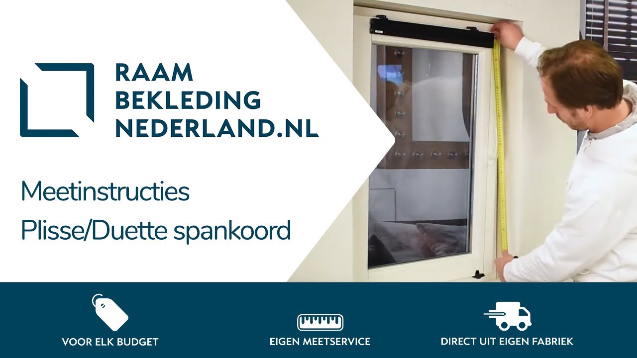 Inmeten Plisségordijnen en Duette shades Spankoord ➤ Raambekleding Nederland