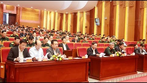 Triển khai nhiệm vụ và tập huấn, bồi dưỡng diễn tập khu vực phòng thủ tỉnh năm 2022