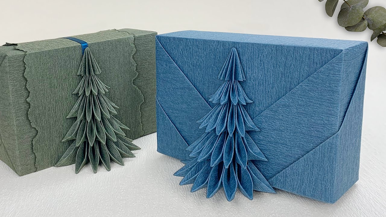 Christmas Gifts｜聖誕禮物包裝 + 摺紙聖誕樹裝飾DIY （Step By Step）