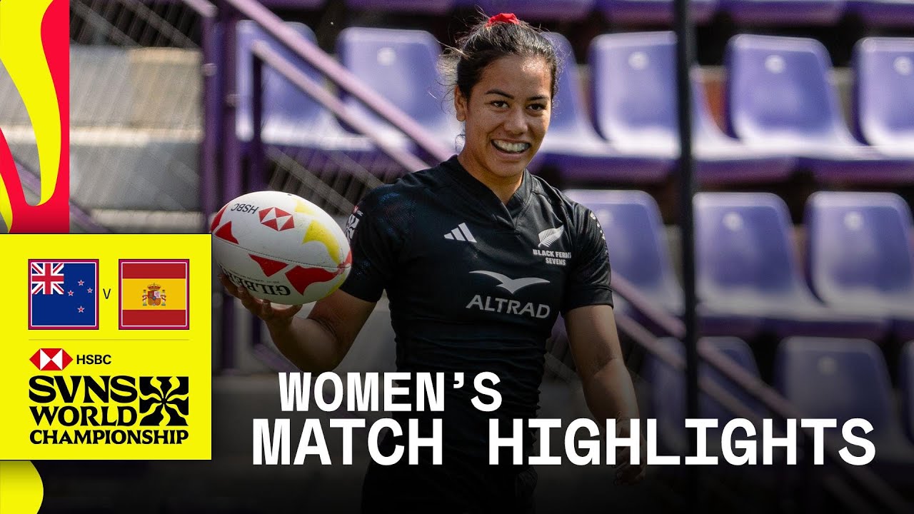 Home crowd SILENCED 🤫 | New Zealand v Spain | HSBC SVNS Valladolid 2026 | Match Highlights