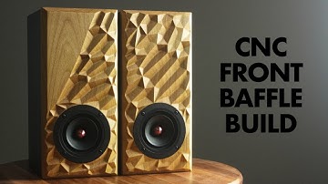 Low Poly Speaker Build | CNC Front Baffle with Shapeoko