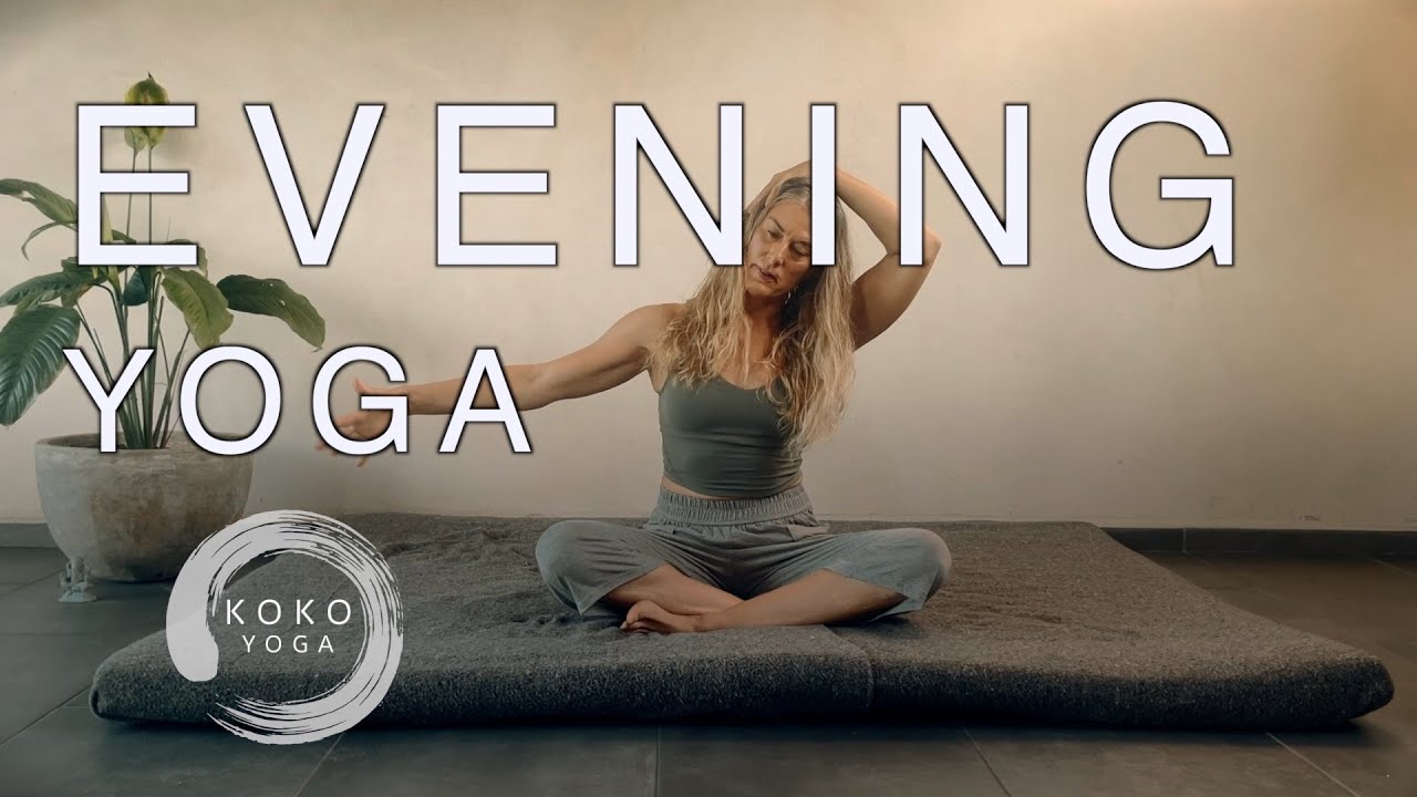 Evening Yoga Wind Down / Gentle Stretch & Acupressure For A Restful Sleep