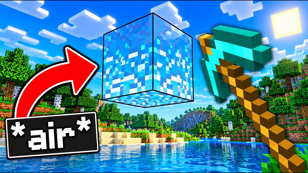 Minecraft Except You Can Mine Anything