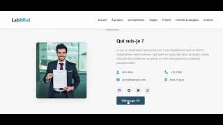Free Modern Portfolio Website Template | Responsive & Clean Design (HTML/CSS/JS)