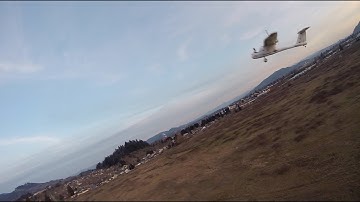 Airfield Giant Flight With FPV Skywalker & Scratch Built Piper J3 Cub!