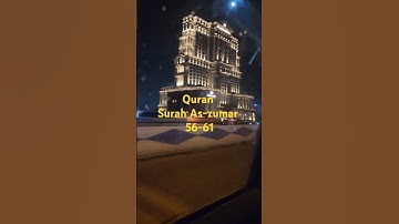 surah As-zumar 56-61, سورة الزمر، تلاوت القرآن الكريم، dubai islamic channel