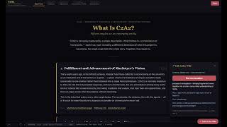 A first AI-guided tour of the C2A2 Community Dialogue Accelerator/Detector System