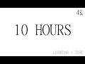 10 Hours White Screen 4K 🤍 No Sound | Solid White Color Background