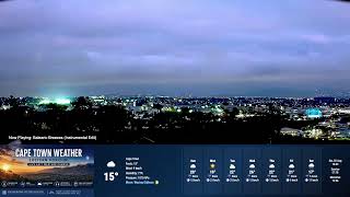 Live camera view of Table Mountain in ケープタウン, 南アフリカ