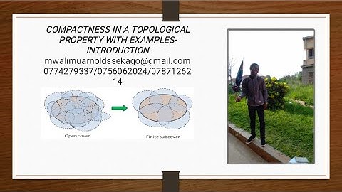 Compactness in a topological space Introduction Part one Mw.A.S. #UniversityMath #TopologicalSpaces