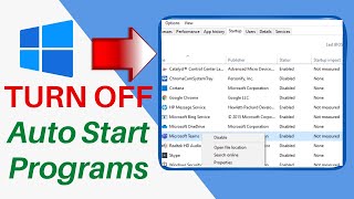 how to turn off auto start apps windows 10 | auto start programs | windows 10