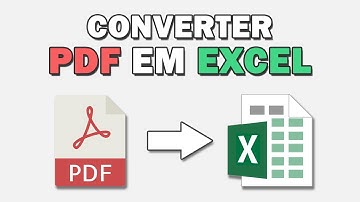 Como CONVERTER PDF em EXCEL
